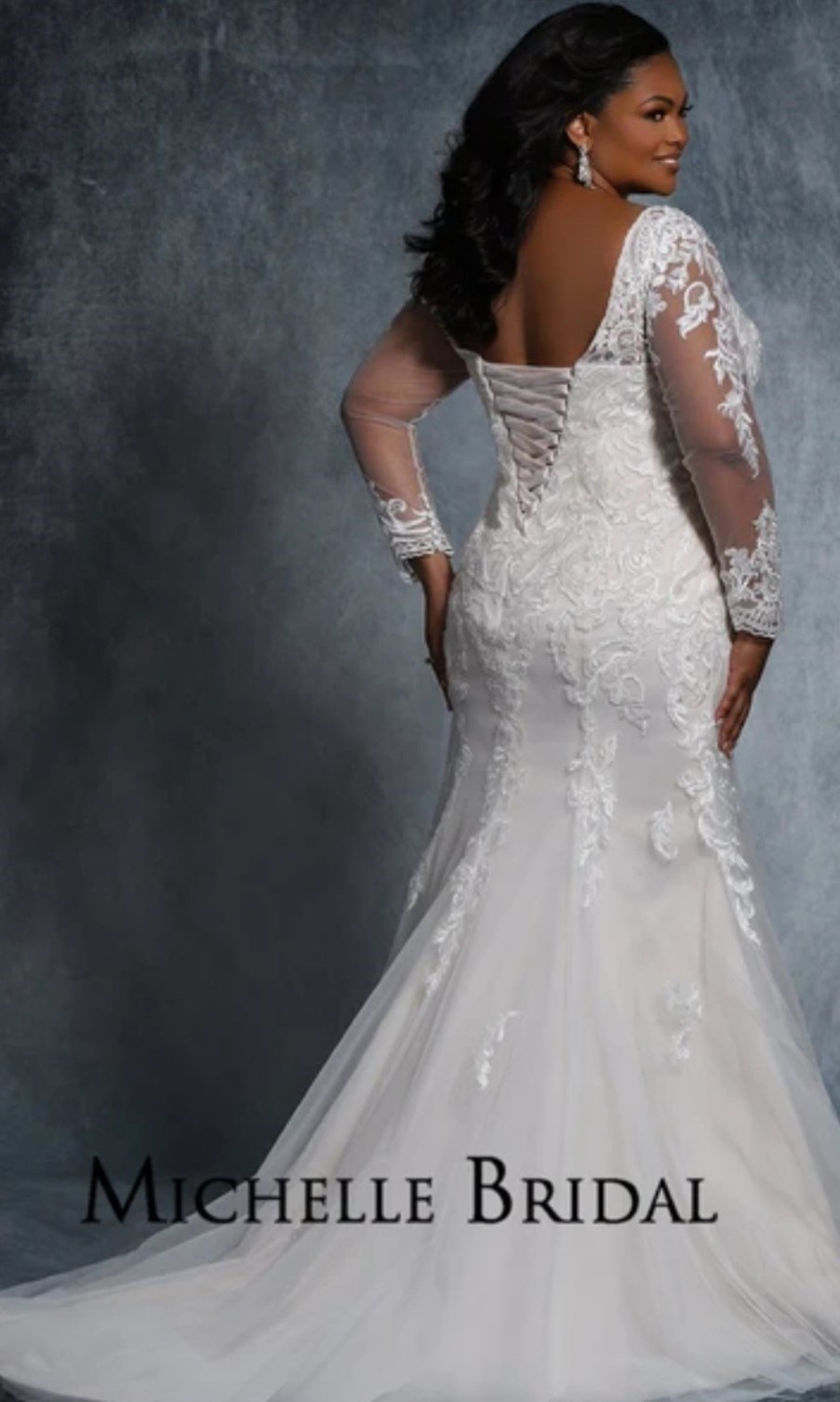 Michelle Bridal New to order sample size 20 Back
