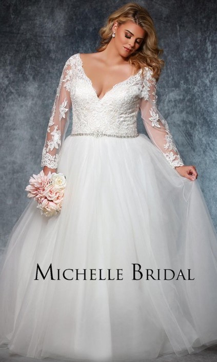 Michelle Bridal - Dakota - Blush Size 22