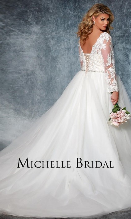 Michelle Bridal - Dakota - Blush - size 22 Back